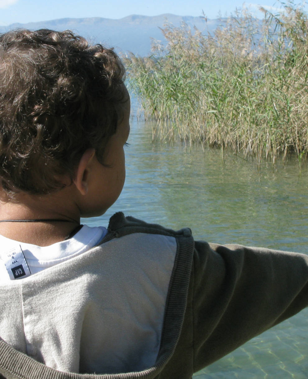 Pointe à la Bise, enfants